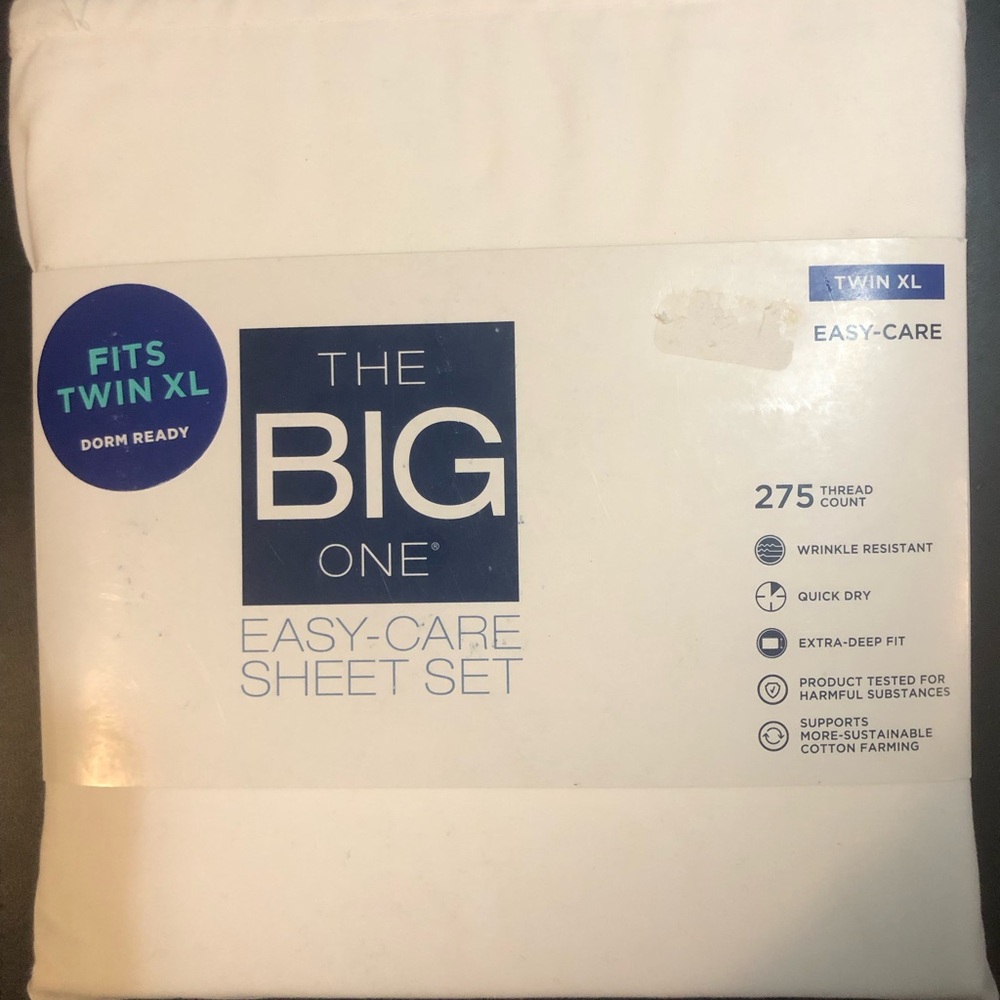 The Big One Easy-Care Sheet Set - Crisp White